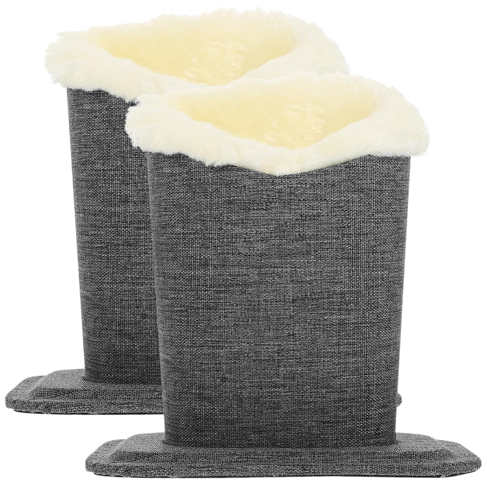 Operitacx Eyeglasses Holder Stand with Linen Fabric Cover 4.92X4.61X3.15 Inch Eye Glasses Display for Home Office Desk Storage and Jewelry Organizer