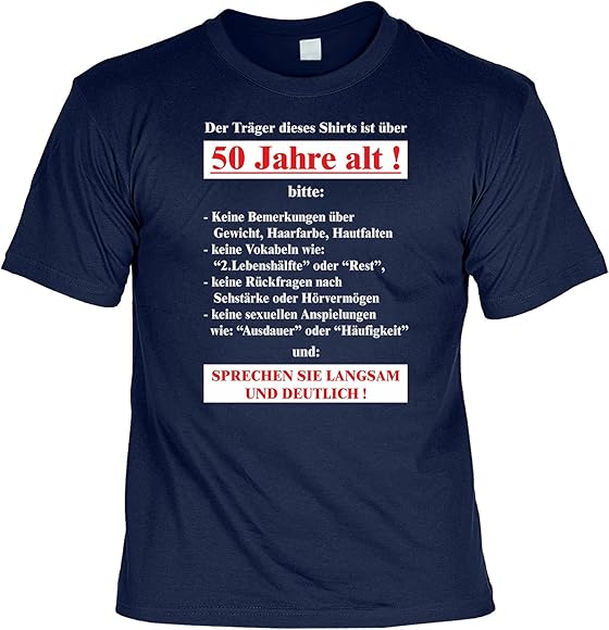 Zum 50 Geburtstag Lustiges Sprüche Tshirt Der Träger Dieses Shirts Ist über 50 Jahre Alt Fun Geschenke Set T Shirt Mit Urkunde