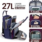 LOVEVOOK Laptop Backpack Women 15.6 Inch Waterproof Anti Theft USB Port Large view 3