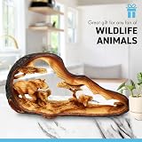Thorness Eye Catching Free Standing Elephant Centrepiece with Baby 16cm view 5