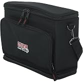 Gator Cases Padded Carry Bag to Hold Shure BLX Style Wireless System with (2) Microphones and (2) Body Packs, (GM-DUALW)