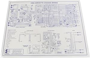 Amazon.com: 1966 Corvette Wiring Diagram 17 x 22: Automotive
