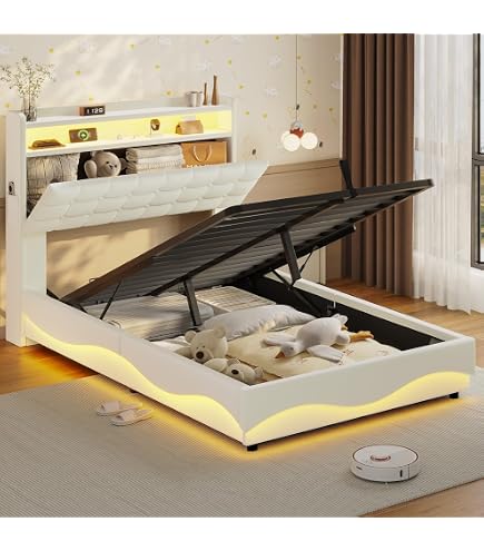 Amazon.com: Harper & Bright Designs Upholstered Twin Size Bed with