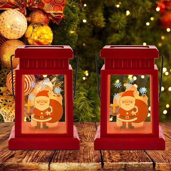 Solar Candle Lantern 2 Pack Santa Solar Hanging Candle Lantern ing