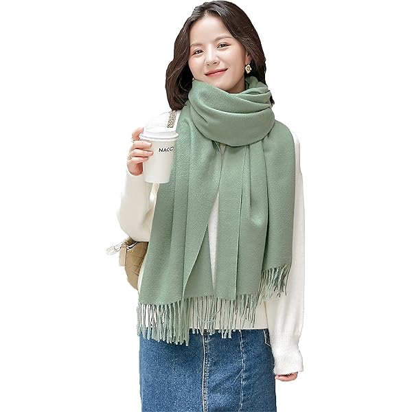 White Scarf Luxury Brand Pashmina Echarp Cashmere Scarf Wrap Warm