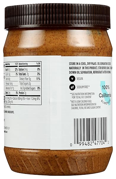 365 BY WHOLE FOODS MARKET, CREAMY ALMOND BUTTER, 28 OZ