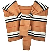 WaJuemy Sweater Shawl Wraps for Women Sweater Knitted Knotted Shawls Travel Casual Scarf Cape Shoulder Tops Fashion Wrap