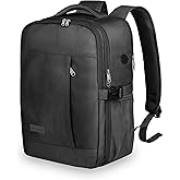 Bekahizar Travel Laptop Backpack for Women Men, Flight Approved Carry On Backpack with Headphone Port, Laptop Backpack Fit 14 inch, Luggage Bag Casual Daypack for College Travel Work