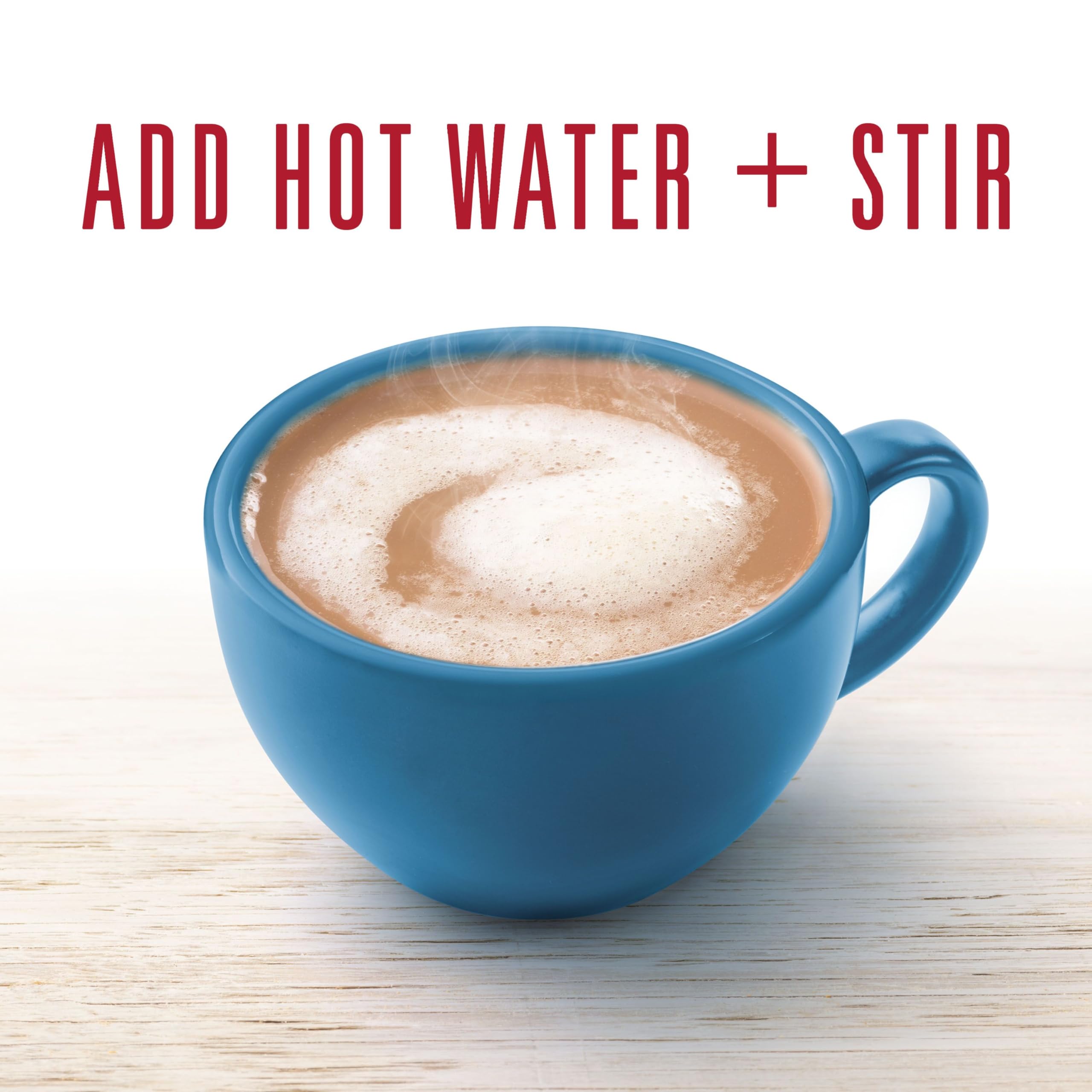 Folgers French Vanilla Flavored Cappuccino Mix Packets, Instant Coffee Beverage, 4 Count on