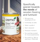 Osmo Polyx Oil 3065 Clear Semi Matt 750ml Durable Wood Finish view 3