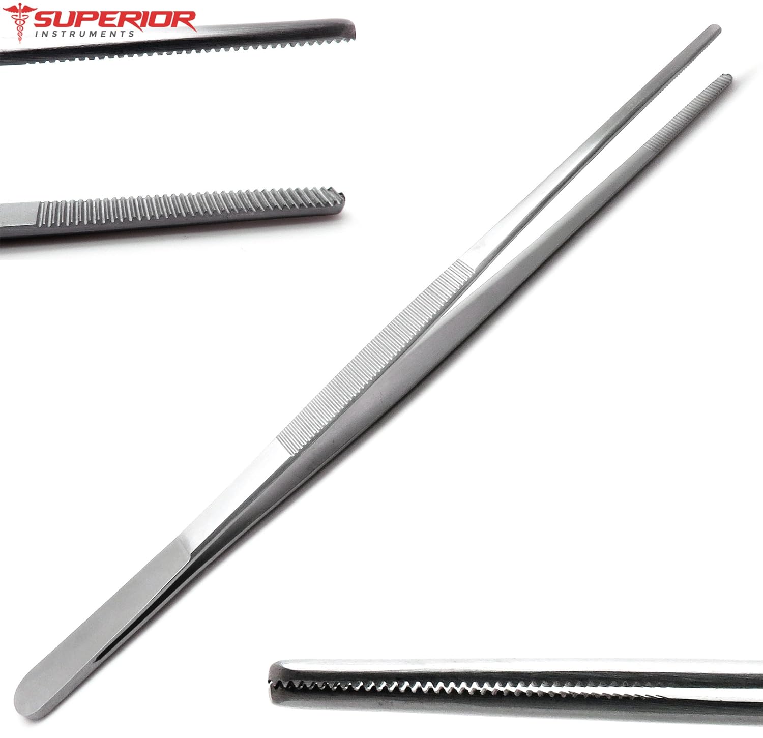 amazon com dressing thumb forceps 10 inch tissue tweezer 3 3cm serrated tip stainless steel superior instruments industrial scientific dressing thumb forceps 10 inch tissue tweezer 3 3cm serrated tip stainless steel superior instruments