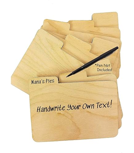 Amazon.com: Recipe Cards - Size 3x5 - Small Kraft Brown Lined Kitchen Note  Card for Recipe Box