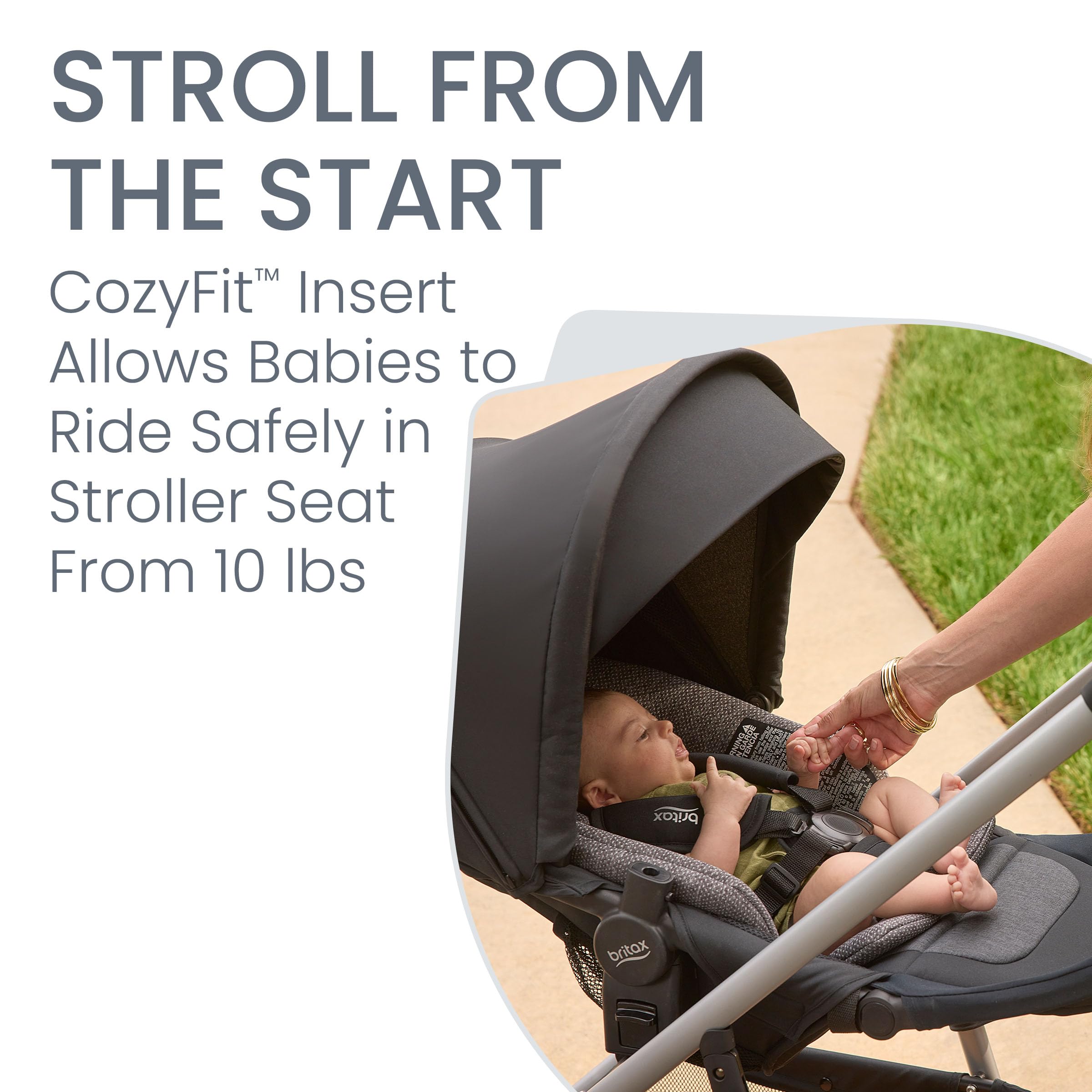 Britax Willow Grove SC Baby Travel System, Infant Car Seat and Stroller Combo with Alpine Base, ClickTight Technology, SafeWash, Pindot Onyx