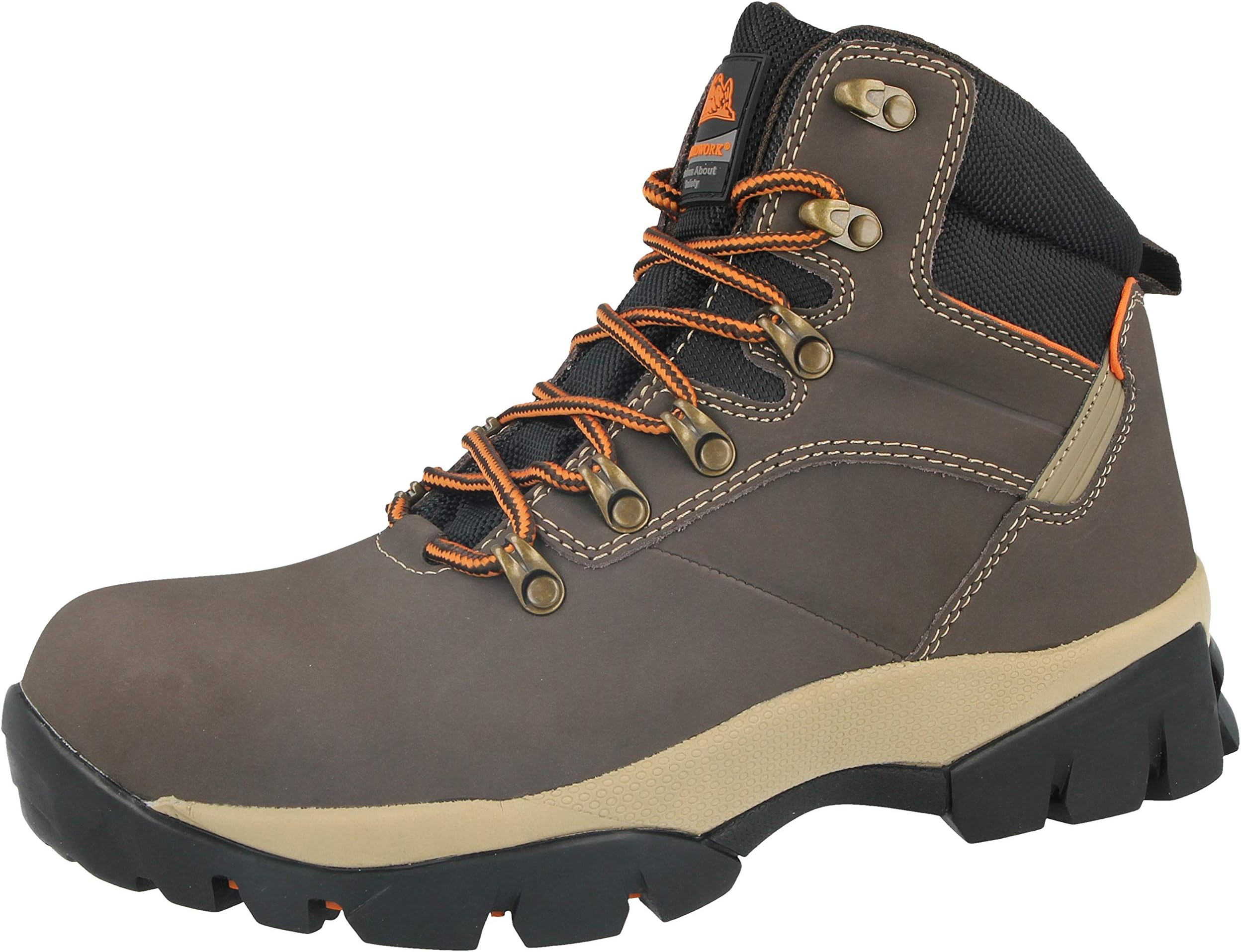 Mens Groundwork Safety Steel Toe Cap Durable Combat Lace up Work Wear Boots Shoes