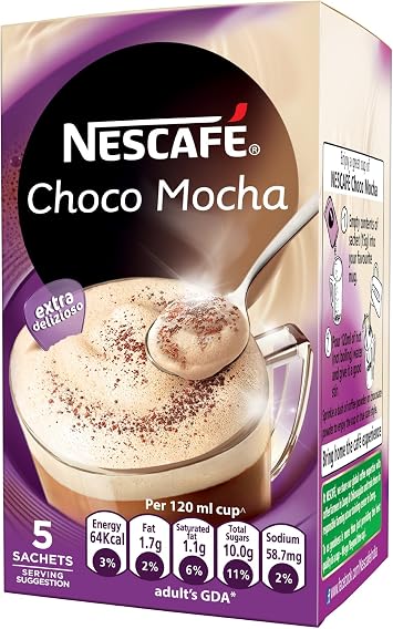 Nescafe choco mocha 5x 15g Box (8901058136647)