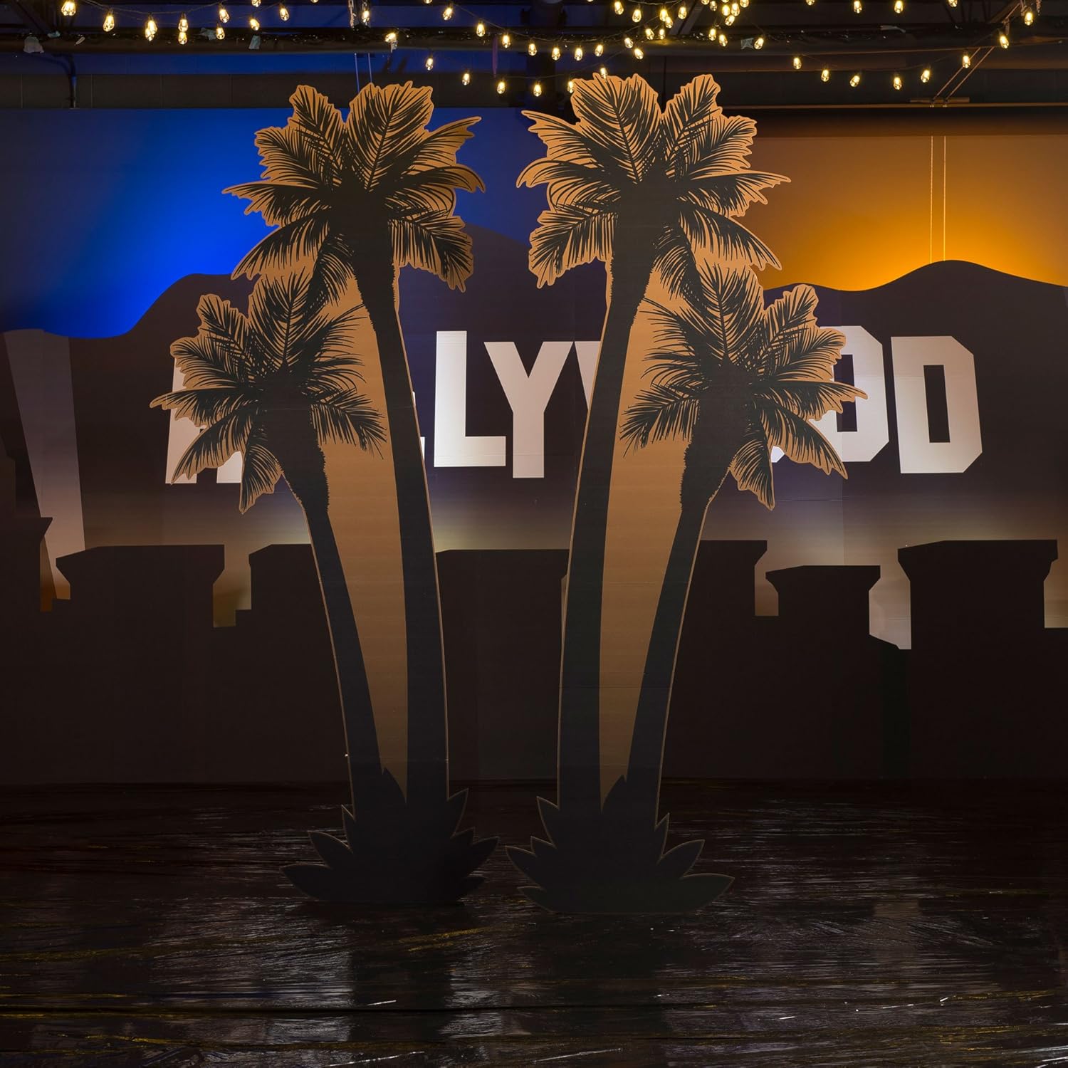 amazon com 9 ft 9 in hollywood hills movie star palm trees standup photo booth prop background backdrop party decoration decor scene setter cardboard cutout posters prints 9 ft 9 in hollywood hills movie star palm trees standup photo booth prop background backdrop party decoration decor scene setter cardboard cutout