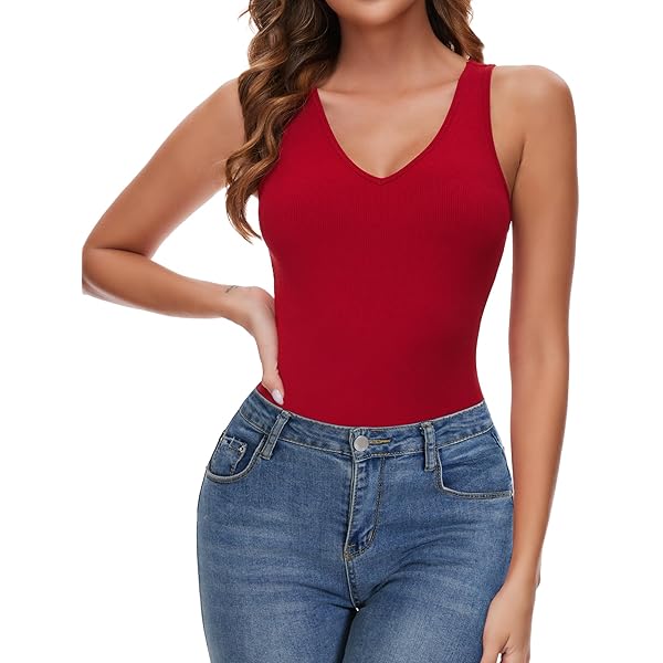 SHAPERIN Long Sleeve Zip Up Front Bodysuit for Women Mock Turtle