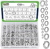 Vifmy Metric & SAE Spring Lock Washers Assortment