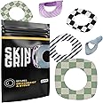 Skin Grip Adhesive Patches for Dexcom G7 & Stelo CGM with Cutout – Waterproof & Sweatproof Cover for Continuous Glucose Monitor Sensor, Stays Secure for 10-15 Days – 10 Pack, Classic Design