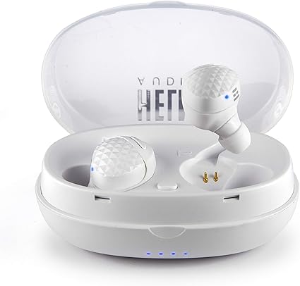 HELM True Wireless Headphones, Earbuds/Earphones, Recharge up to 5X w/Charging Case, Unparalleled Audiophile Sound & Deep Bass, Comfort Secure Fit, ...