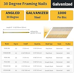 meite 30 Degree Framing Nails 3-1/2 Inch x