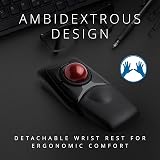 Kensington Expert Mouse Wireless Trackball Red K72359WW Ambidextrous view 3