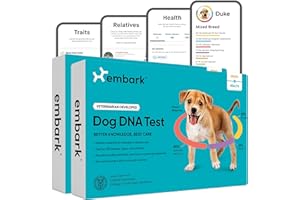 Embark Breed & Health Kit (2 Pack) - Dog DNA Test - Discover Breed, Ancestry, Relative Finder, Genetic Health, Traits, COI