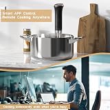 Karinear Sous Vide Machine WIFI 1100W Immersion Circulator Stainless Steel view 4