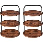 Cupcake Stand 2 Pack, Tower-Style Value Set for 100 Cupcakes - Large 3-Tier Dessert Table Display & Serving Tray Sets, Tiered MDF Cake Stands for Wedding Birthday Baby (Save $10vs Singles)