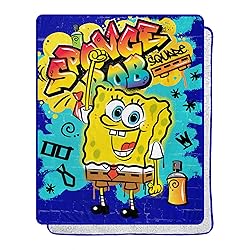 Northwest Spongebob Squarepants Silk Touch Sherpa