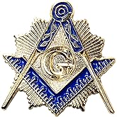 Freemasoner Masonic Tie Tack, Masonic Lapel Pin for Freemasonry Gifts, Metal Freemasonry Brooch for Men Women