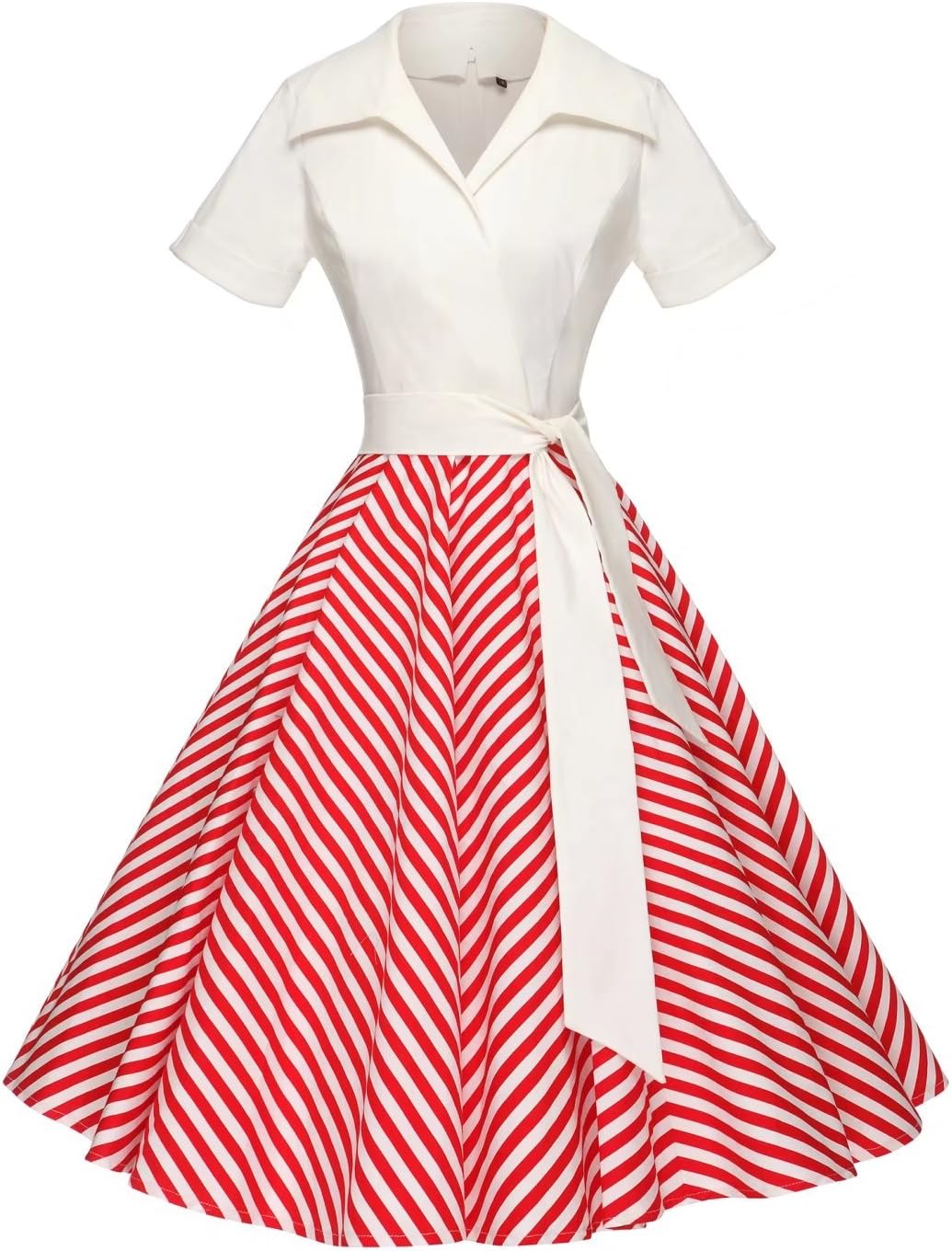 GownTown Women Splicing Swing Dress Party Picnic Cocktail Dress