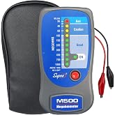 Supco M500 Electronic Megohmmeter, 0 to 1000 Megohms | Electrical Insulation Tester for HVAC, Refrigerator Compressors, Motors, Portable Appliances, Relay Circuits, with Case
