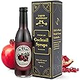 Liquid Alchemist Grenadine Syrup for Cocktails - Real Ingredients Make our Pomegranate Syrup the Perfect Shirley Temple Mix - Our Small Batch Grenadine is Non-GMO, Gluten Free & Vegan (12 oz)