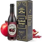 Liquid Alchemist Grenadine Syrup for Cocktails - Real Ingredients Make our Pomegranate Syrup the Perfect Shirley Temple Mix -