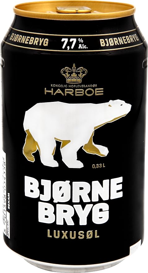 Harboe Bjørne Brygg 7,7% 24x0,33 ltr. dänisches Bier inkl. Pfand