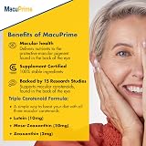 MacuPrime Eye Health Supplements Triple Carotenoid Formula 90 Capsules The Eye view 2