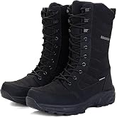 FW FRAN WILLOR Women's Waterproof Winter Snow Boots Warm Comfortable with Side Zipper - 2025 Fashion Lightweight Hiking boots for Cold Weather Insulated Mid Calf Military Booties