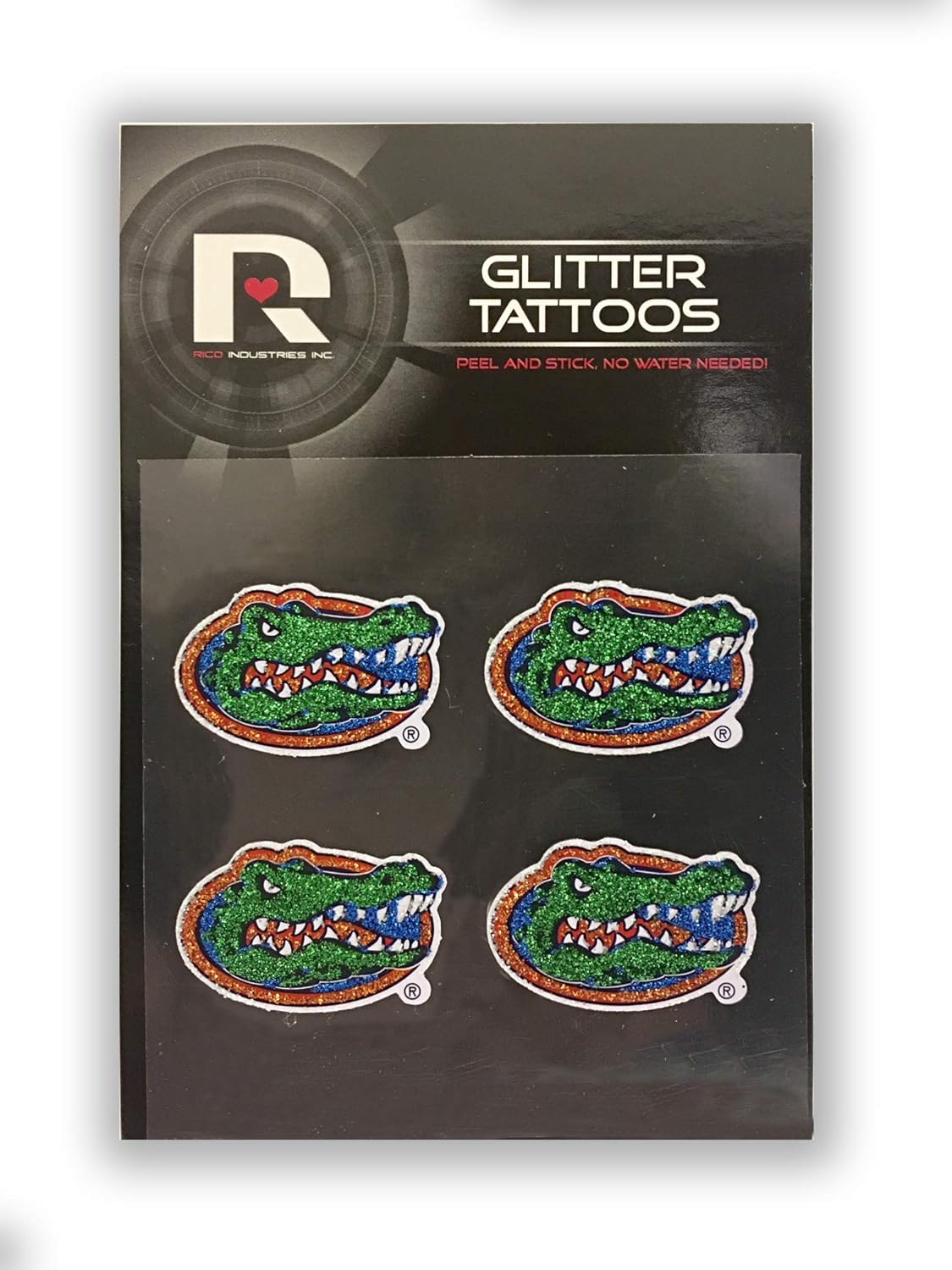 Rico Industries NCAA Florida Gators Glitter Tattoos : Sports & Outdoors