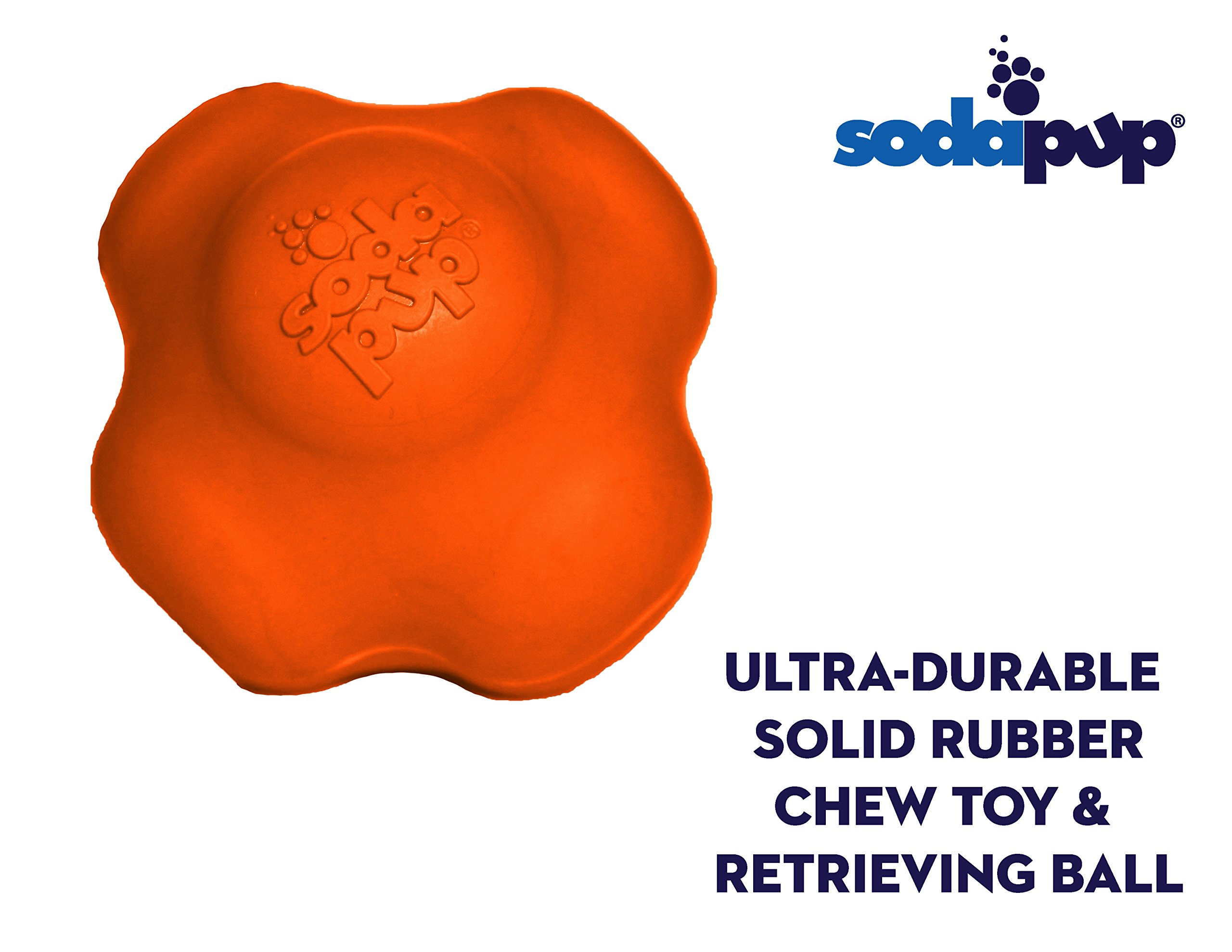 SodaPup's Crazy Bounce Dog Toy is an UltraDurable Natural Rubber Dog