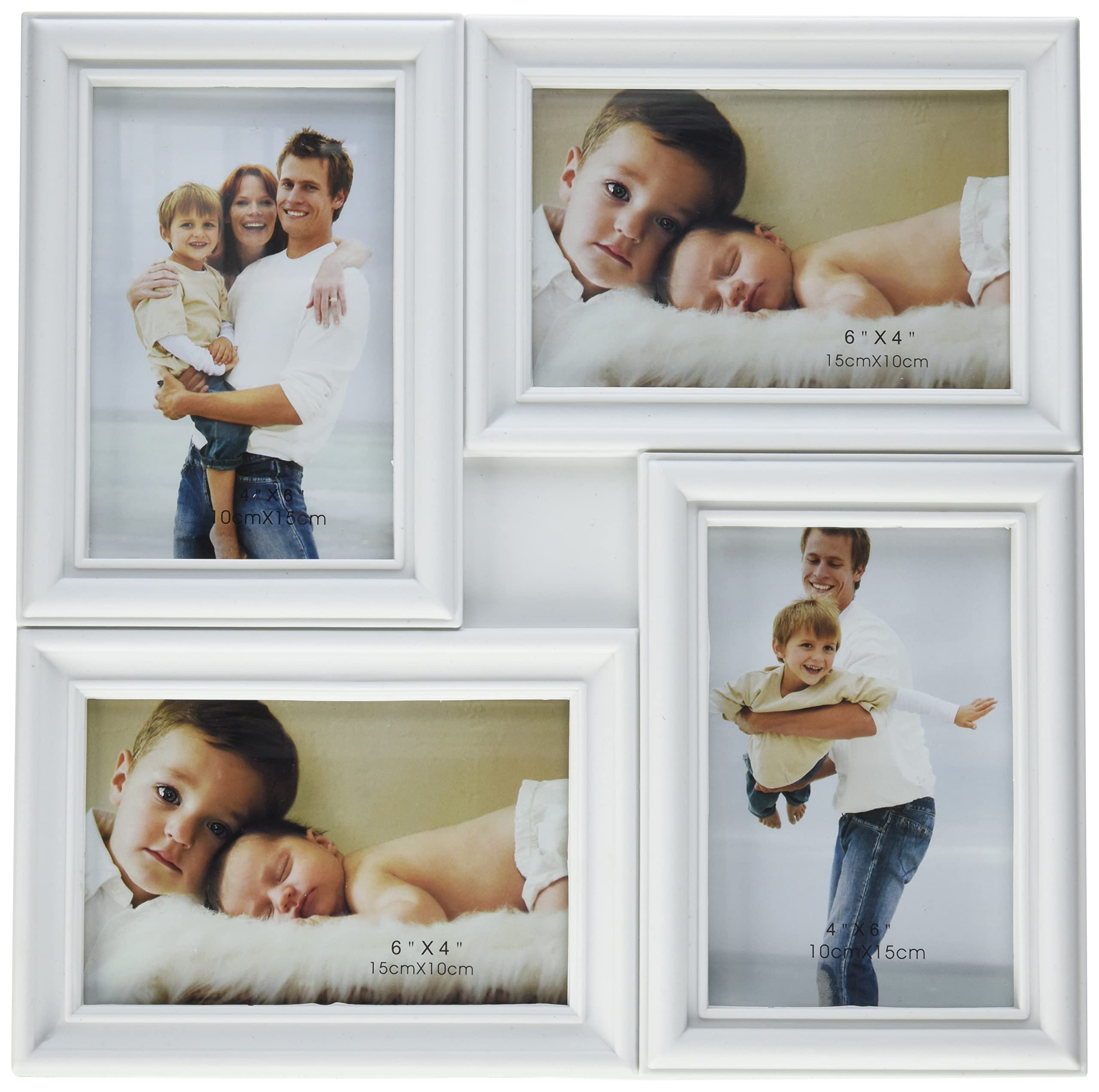 Zep "Malaga Photo Frame, Plastic, White — image 1