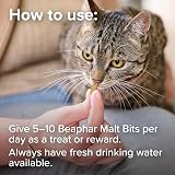 Beaphar Malt Bits Cats Treats 75 x Crunchy Malt Bits for Hairball Passage view 5