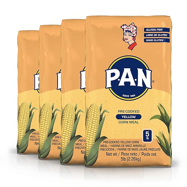 P.A.N. YELLOW CORN MEAL – PRE-COOKED GLUTEN FREE...