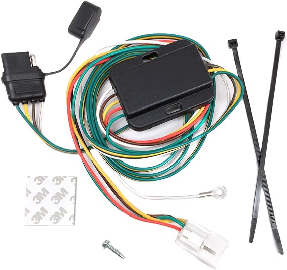 TCMT Brake Running Light Turn Signal Conversion Adapter Kit – Black, Fits Harley Softail Dyna XL 2002-2017
