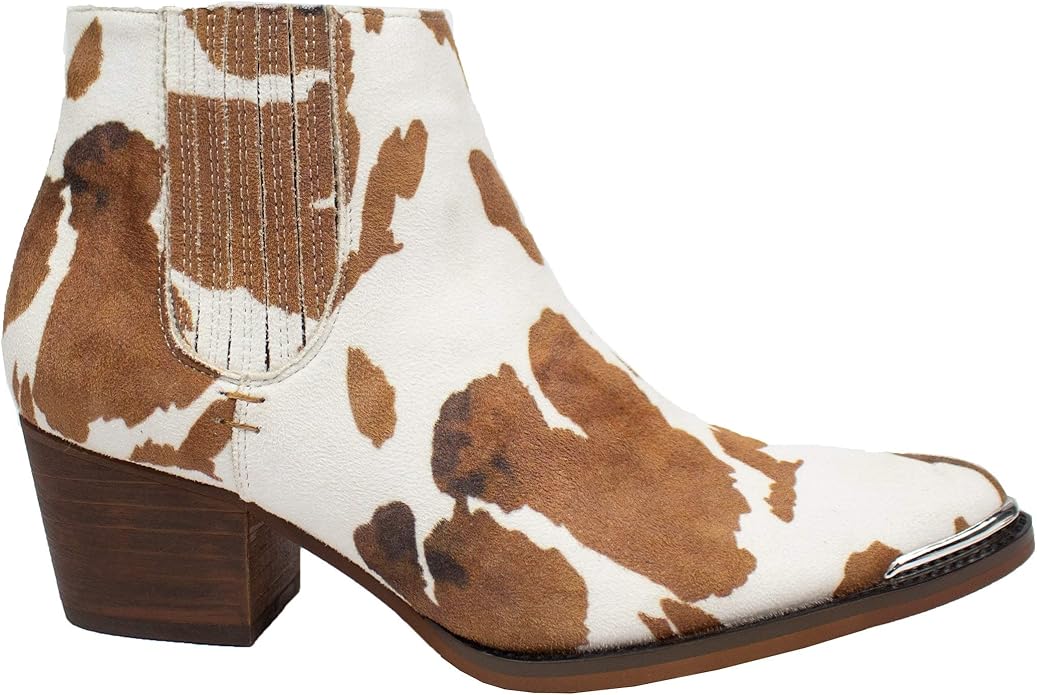 Kathaya Womens Booties Print Numeric_5_Point_5