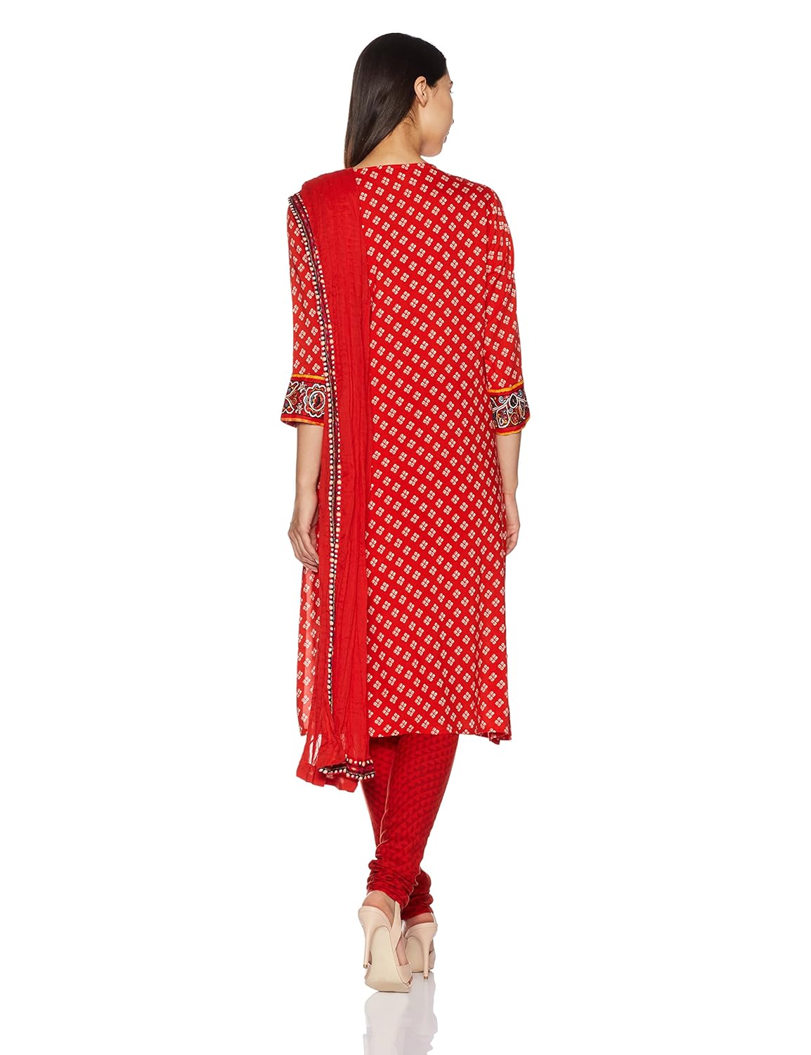 biba women's straight salwar suit