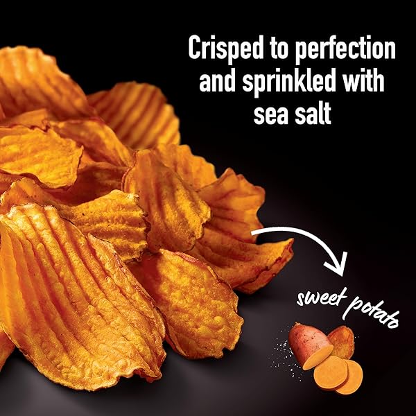 TERRA VEGETABLE CHIPS, SWEET POTATO WITH SEA SALT VEGETABLE CHIPS, 2 OZ (PACK OF 8)