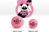 The Dog's Balls Pink Small 6-Pack Dog Tennis Balls - Floats Non-Abrasive view 5