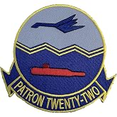 VP-22 Blue Geese Squadron Patch &ndash; Sew On/Plastic Backing