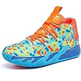 SRTAKTLT Womens Mens Basketball Shoes Breathable Fashion Colorful High Top Non Slip Outdoor Sport Sneakers for Woman Man Fitness Training Athletic